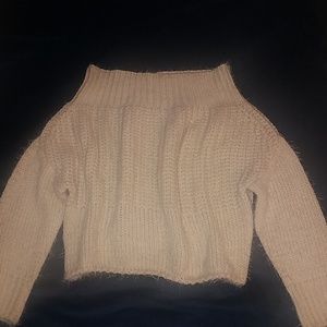 Knit off the Shoulder sweater